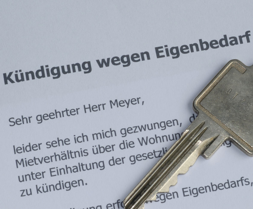 eigenbedarfskuendigung