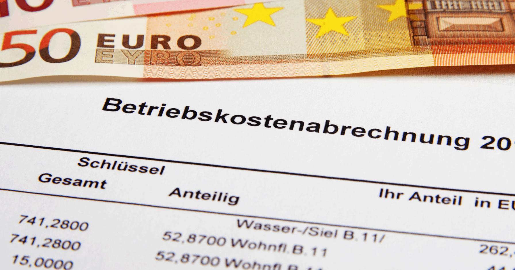 Betriebskostenabrechnung in der Steuererklärung - Was Du wissen musst