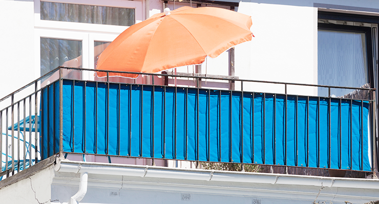 Isolierung Spanne Stöhnt sichtschutz auf dem balkon erlaubt Ziehe die