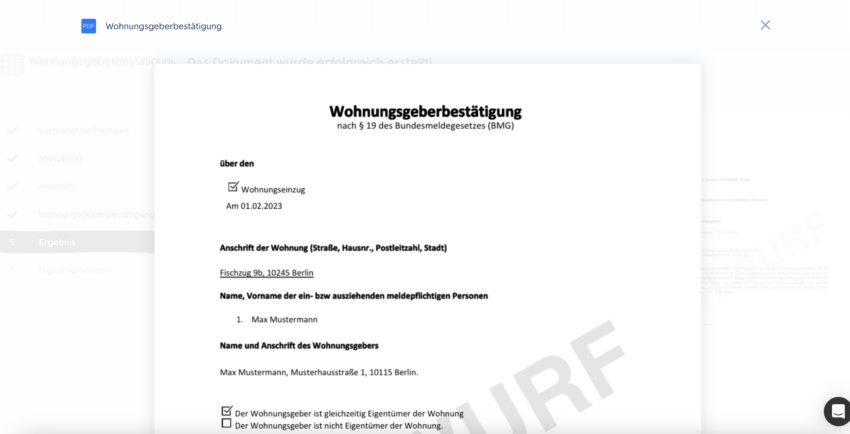 möblierte Wohnung