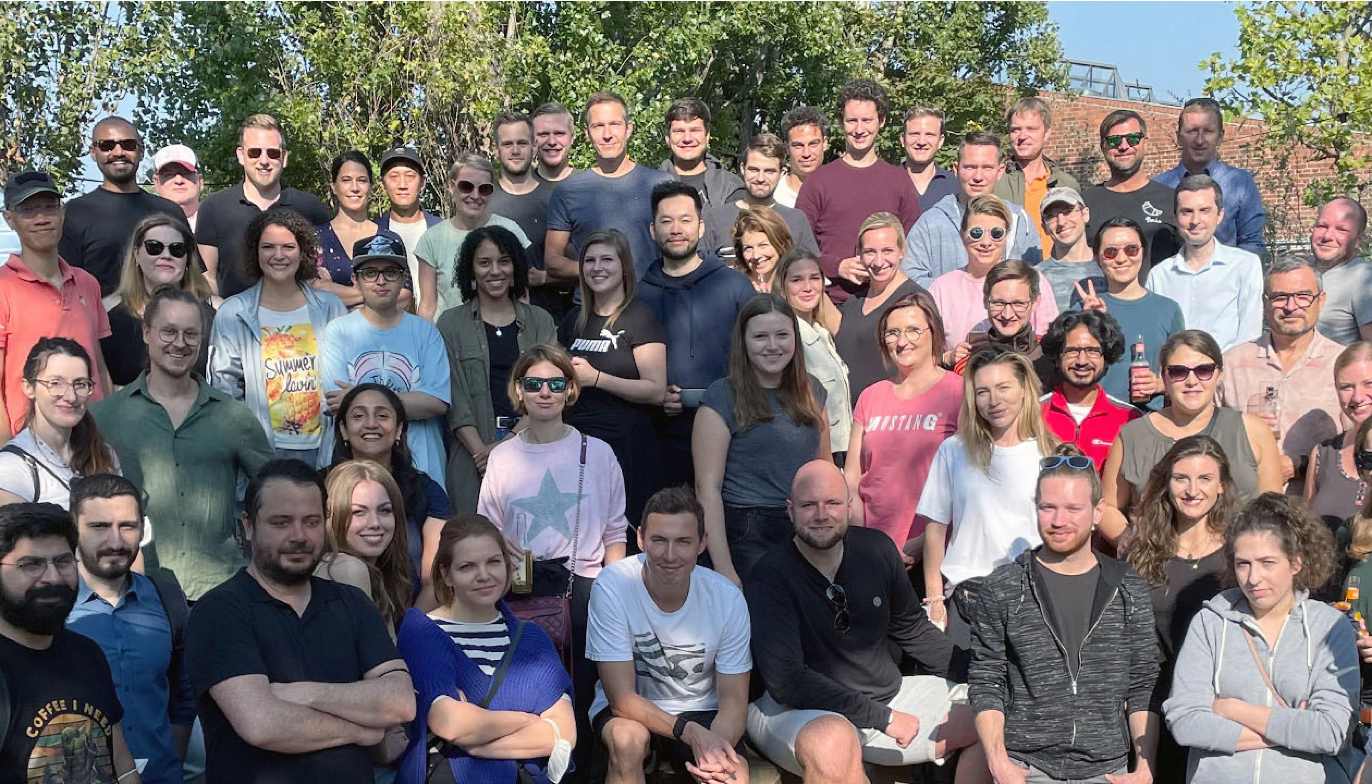 Vermietet.de Teamfoto mit allen Mitarbeitern.